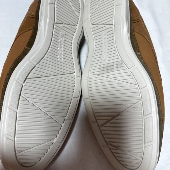 Rockport Dressports 2 Go PT Shoes Mens Size 15 W New Caramel Leather Derby Dress main image 5